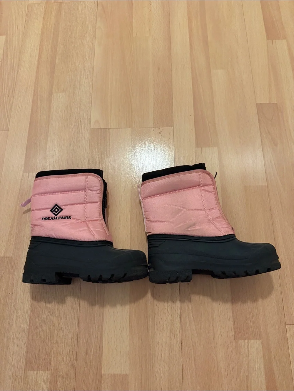 Kids Pink Winter Boots